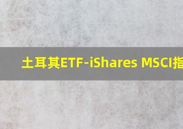 土耳其ETF-iShares MSCI指数